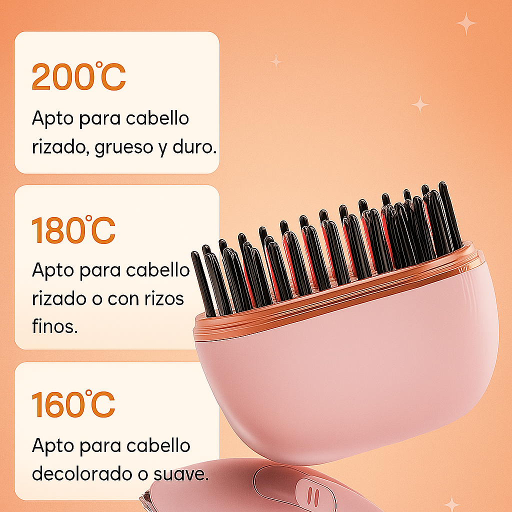 Mini Plancha de Pelo Inalámbrica